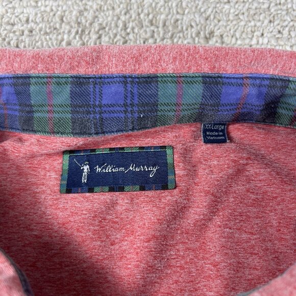 William Murray Signature Golf Polo Shirt Pink Men’s Size XXL - Picture 3 of 8